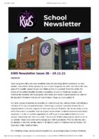 KWS Newsletter Issue 38 – 19.11.21