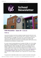 KWS Newsletter Issue 39 – 3.12.21
