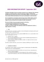 KWS SEND Report – September 2021