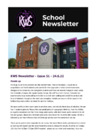 KWS Newsletter – Issue 51 – 24.6.22