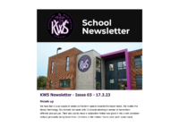 KWS Newsletter – Issue 65 – 17.3.23