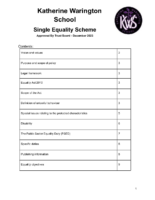 Single Equality Scheme Policy – Dec 23