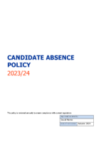Candidate Absence Policy