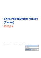 Data Protection Policy (Exams)