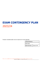 Examination Contingency Plan