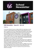 KWS Newsletter – Issue 83 – 26.1.24