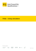 FAQs Using Calculators