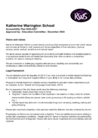 Accessibility Plan and Equality Plan 2024-27 – December 2024