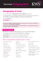 Geography SBW