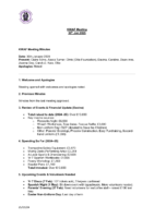 KWAF minutes 30th Jan 2025