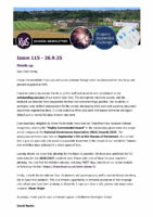 KWS Newsletter – Issue 115 – 26.9.25