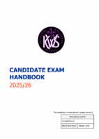 KWS 25-26 CANDIDATE EXAM HANDBOOK