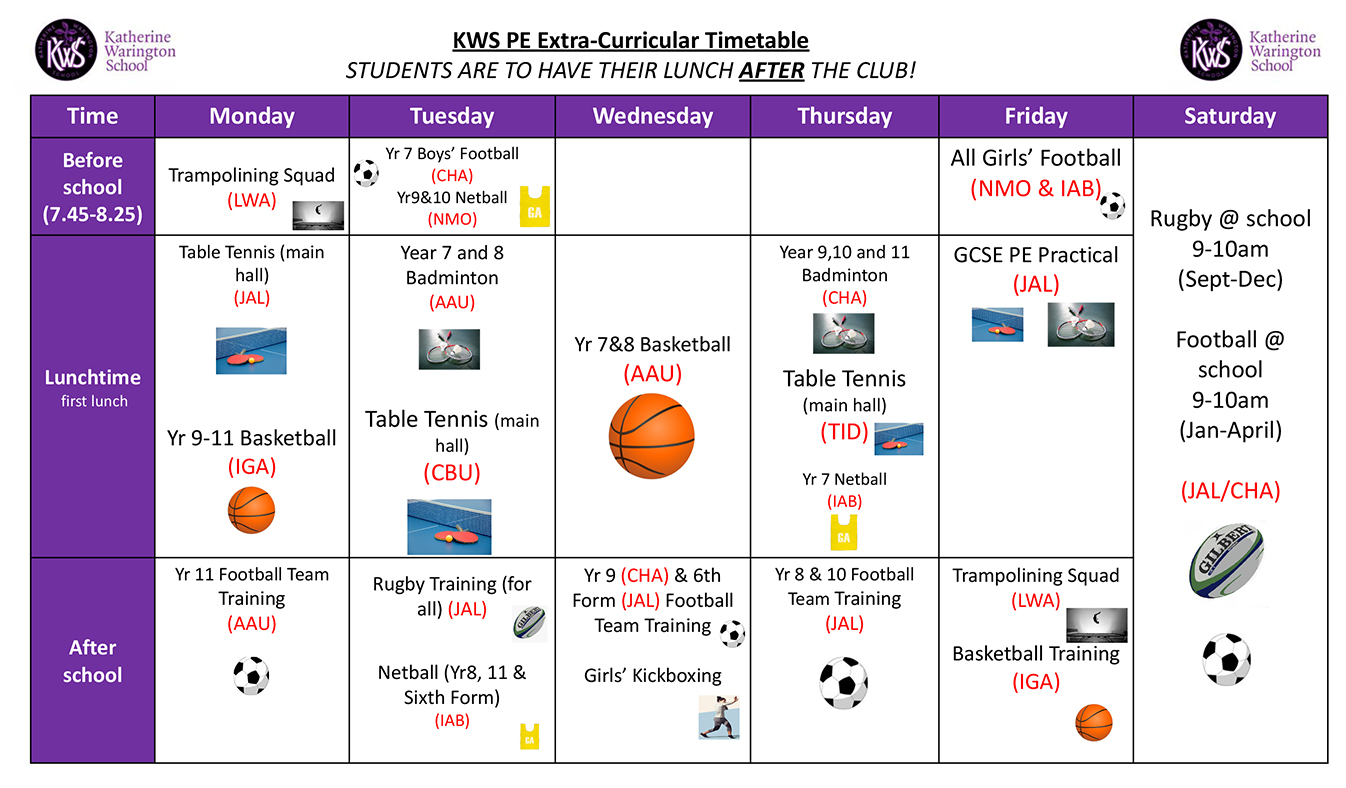 Extra-curricular winter sport timetable 25-26 - KWS-1