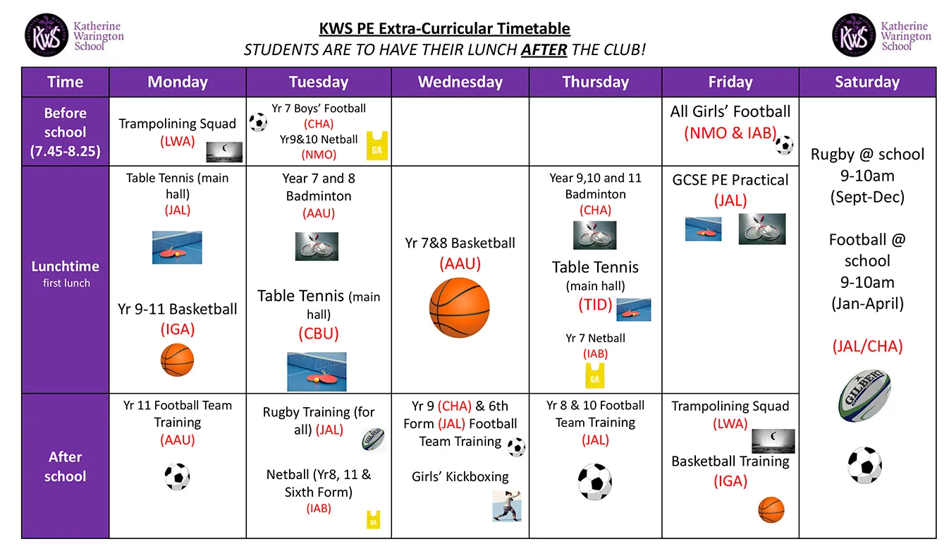Extra-curricular winter sport timetable 25-26 - KWS-1