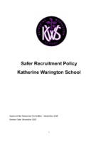 Safer Recruitment Policy – December 2025