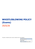 Whistleblowing Policy