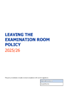 Leaving the Examination Room