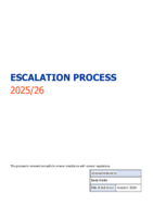 Escalation Process