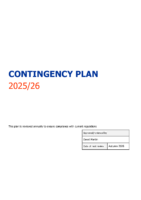 Contingency Plan