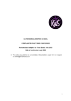 Complaints Procedure – July 2025