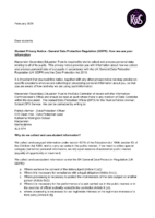 rivacy Notice Student – February 2026