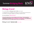 Biology SBW