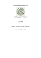 Sustainablity Policy – July 2026